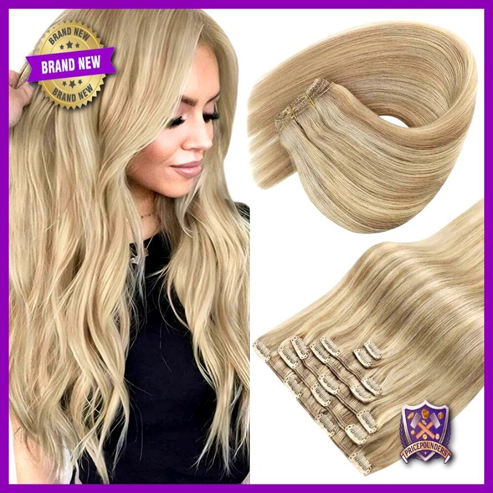 Human Hair Clip In Extensions 18 Inch Remy Hair Voluminous Chic Styling